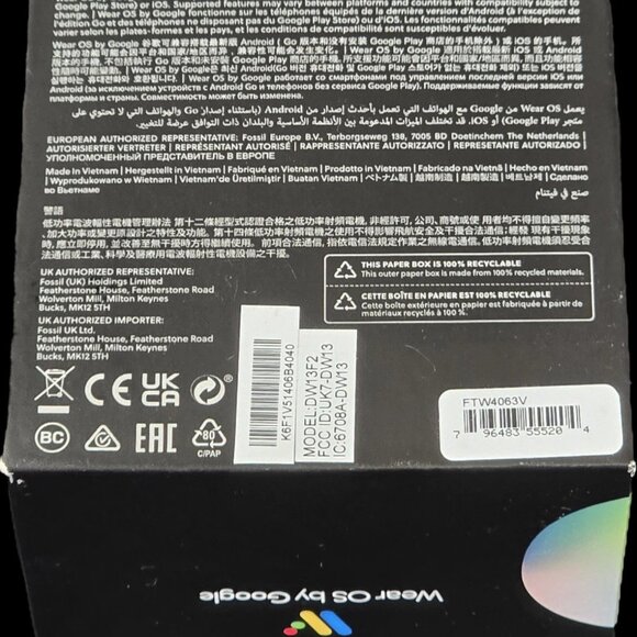 $249- Fossil FTW4063V Gen 6 44mm SS Touchscreen Smart Watch- Open Box - Picture 5 of 6